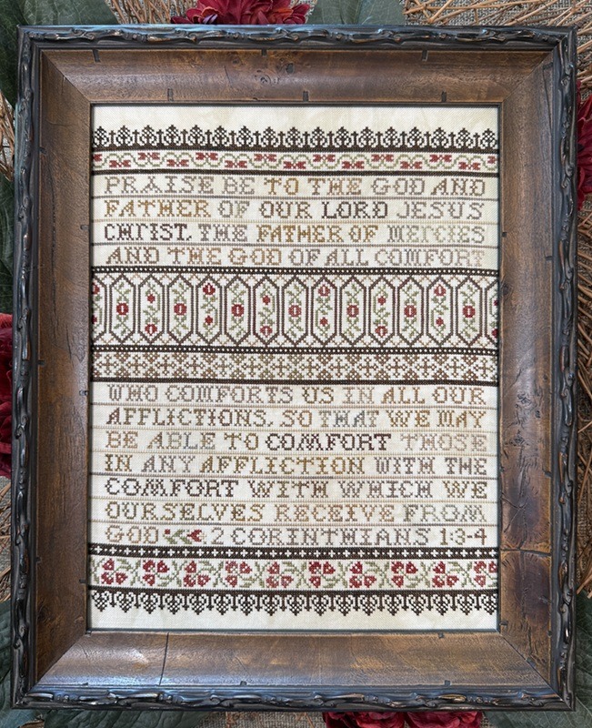 God of All Comfort - Christian Cross Stitch Pattern