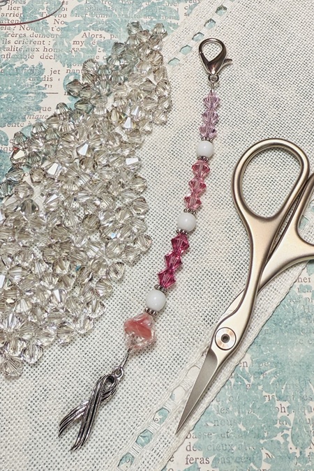 Pink Heart of Mine Scissor Fob