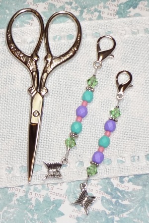 Flutterby Mini Scissors Fob