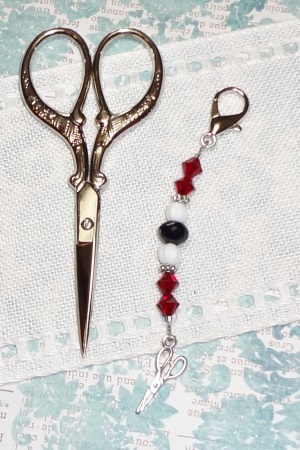 Petit Tartan Mini Scissors Fob