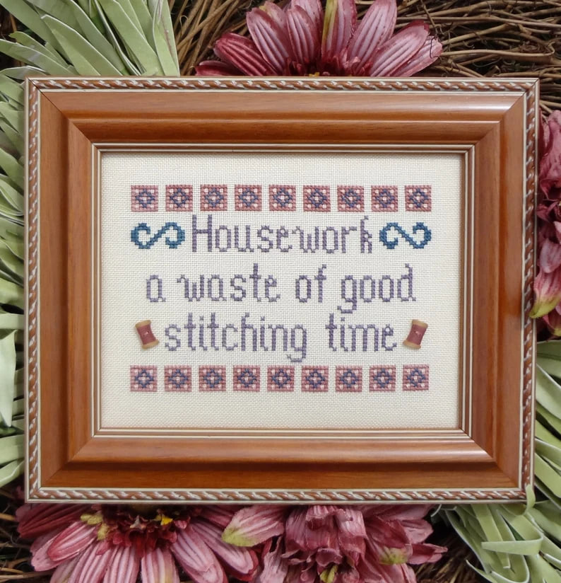 Housework - Cross Stitch Pattern