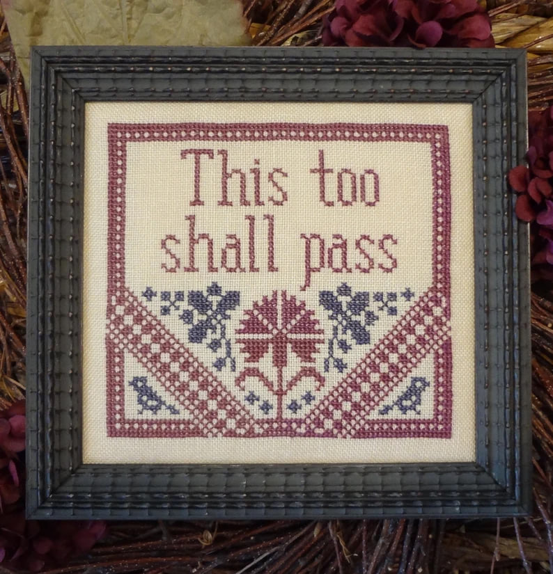 This Too Shall Pass - Christian Cross Stitch Pattern