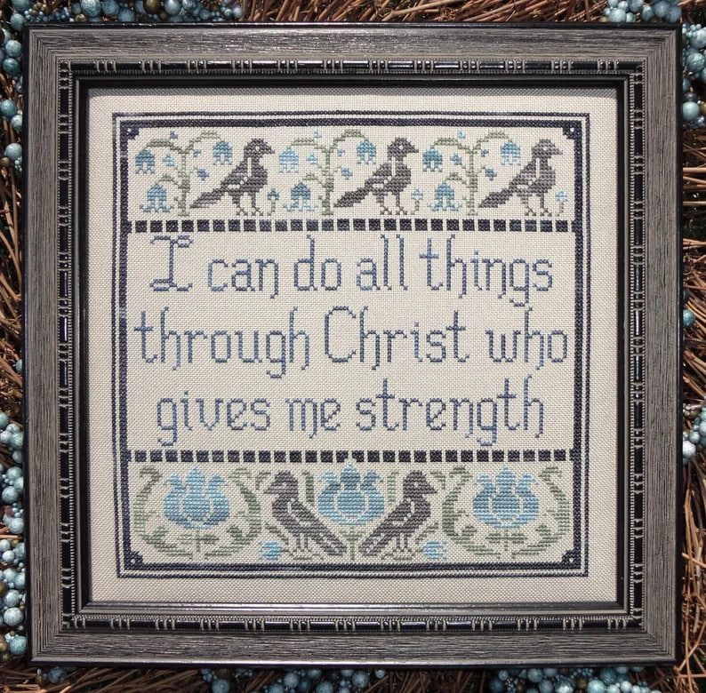 I Can Do All Things - Cross Stitch Pattern
