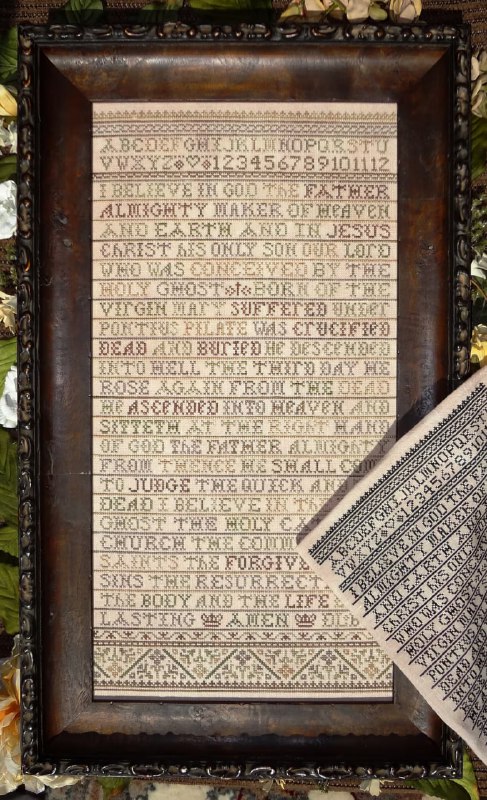 Apostles' Creed, The - Cross Stitch Pattern