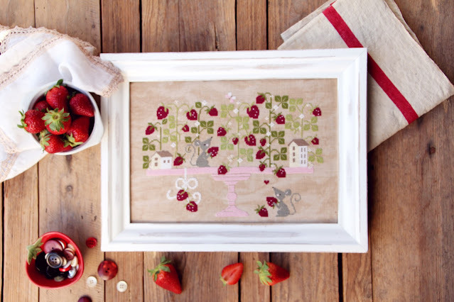 Strawberry Forest - Cross Stitch Pattern