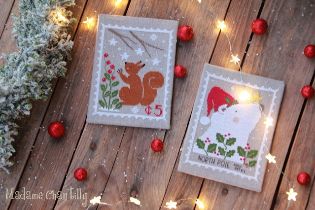Bear and Squirrel - Nose Up - Cross Stitch Pattern