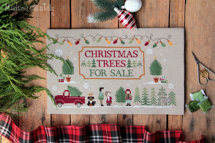 Christmas Trees For Sale - Cross Stitch Pattern