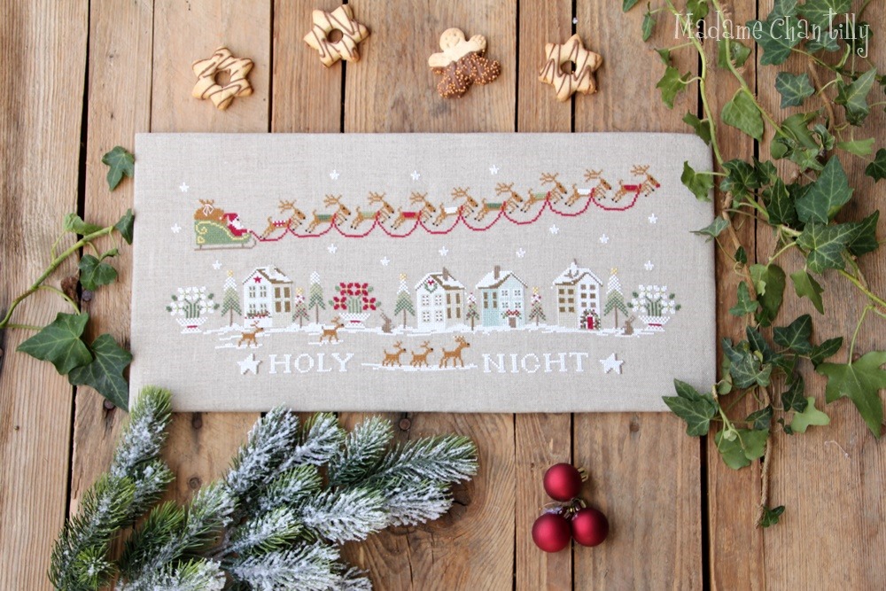 Holy Night - Christmas Cross Stitch Pattern