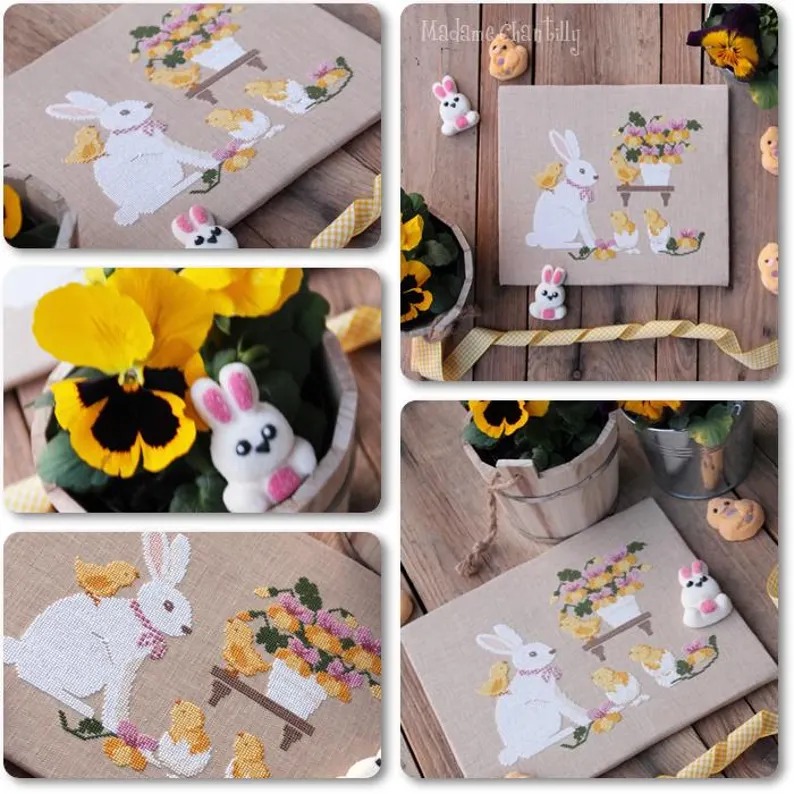 Pansies - Cross Stitch Pattern