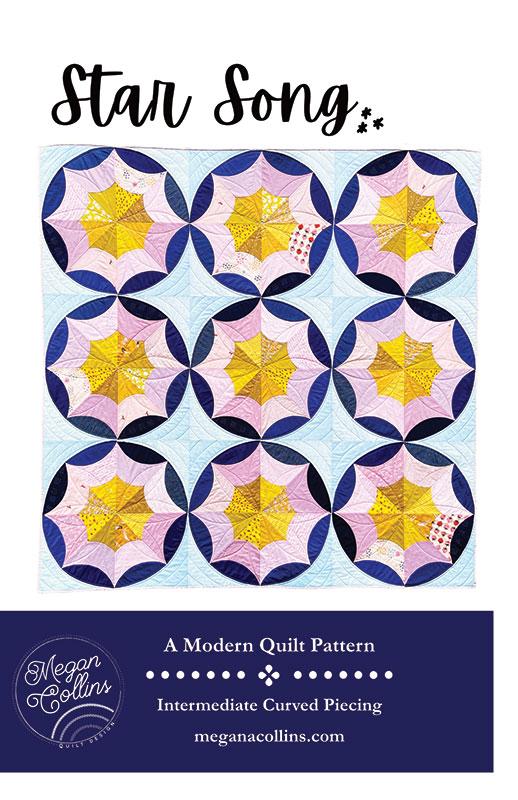 Star Song - Quilt Pattern, zoomed in. Select this picture to zoom back out.