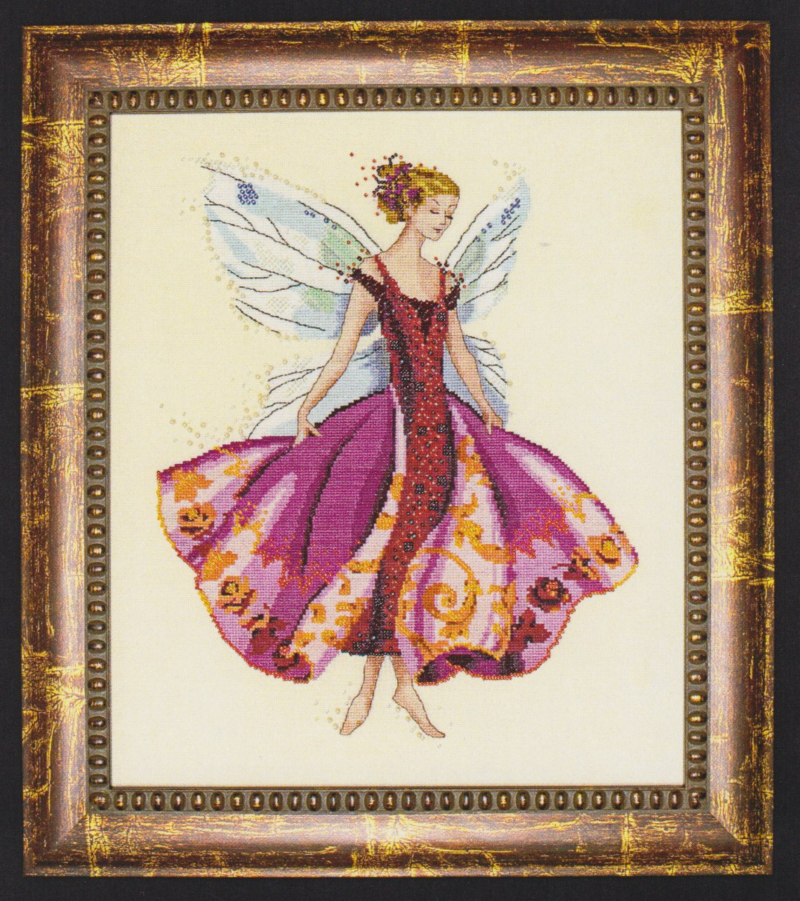 January's Garnet Fairy - Mirabilia Cross Stitch Pattern