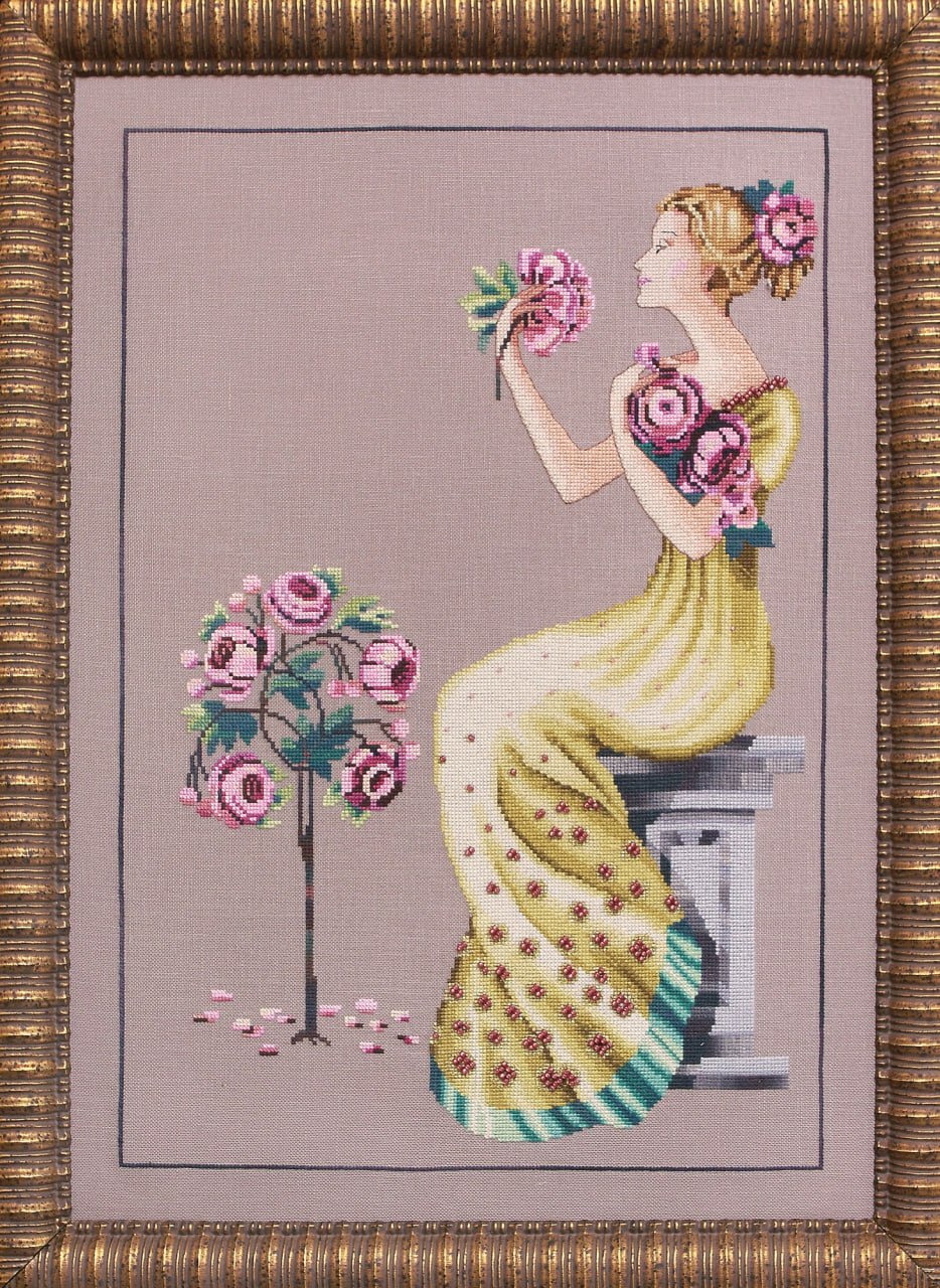 Peony Garden  - Mirabilia Cross Stitch Pattern
