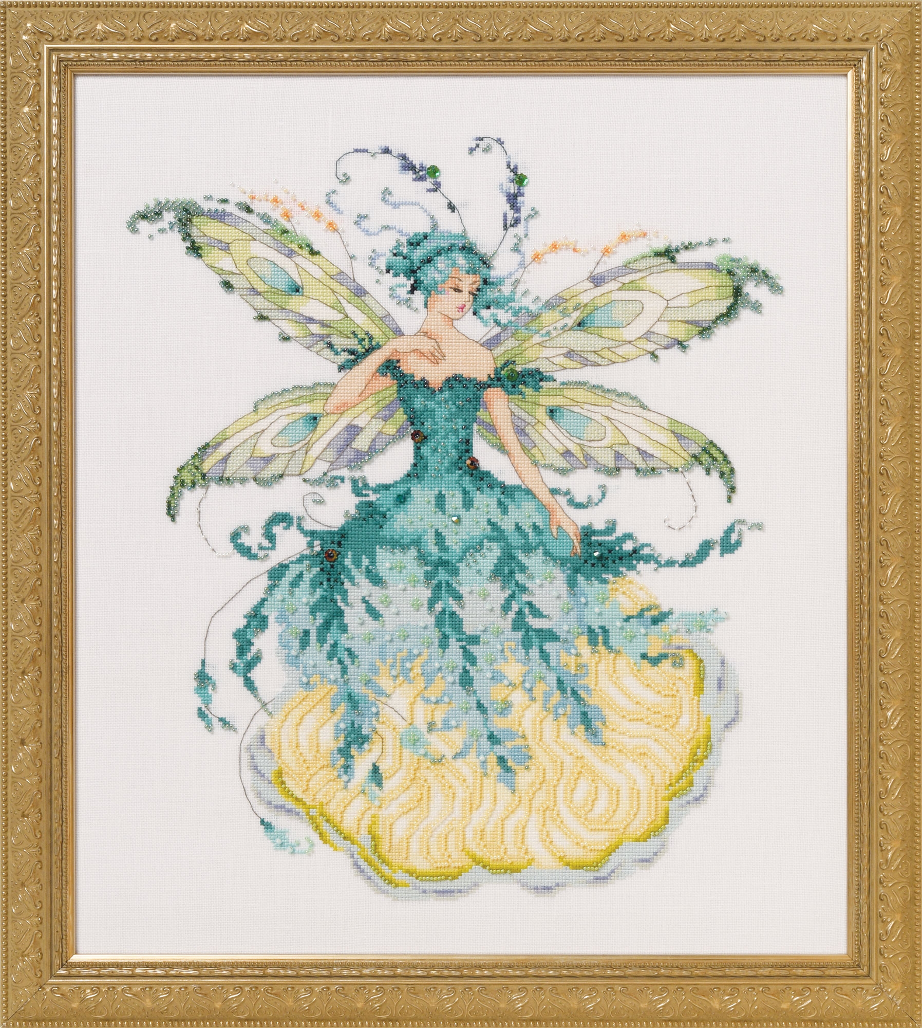 March Aquamarine Fairy - Cross Stitch Pattern