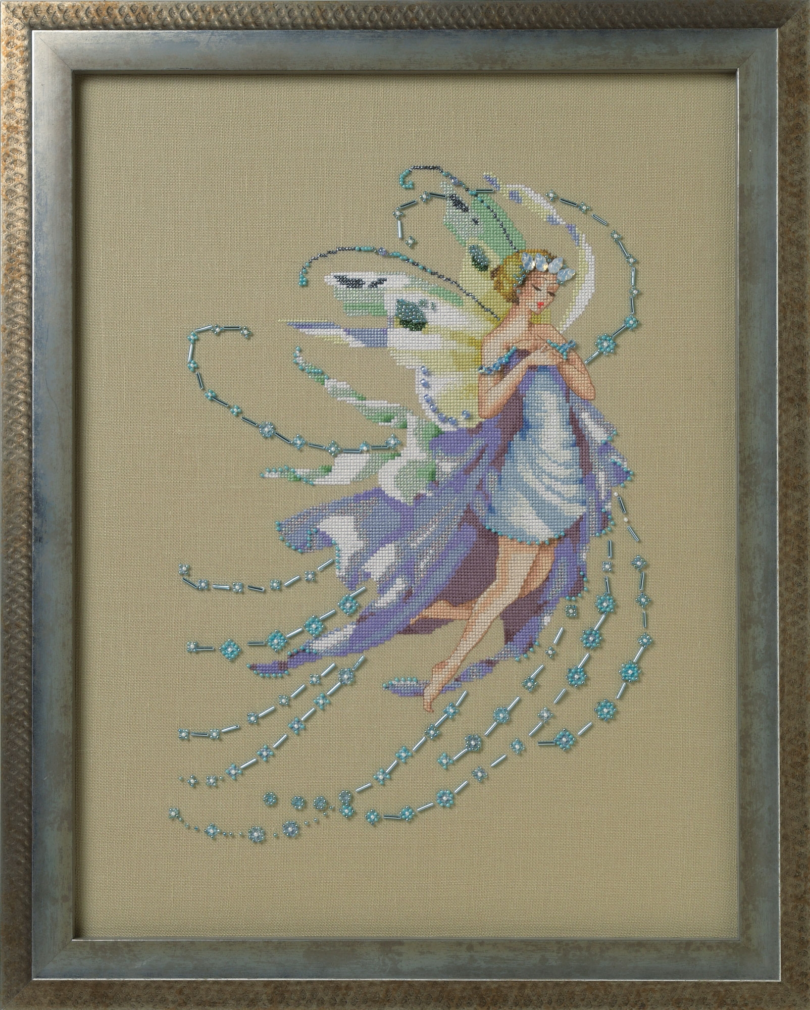 December Blue Topaz - Cross Stitch Pattern
