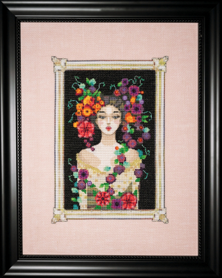 Camille in Bloom - Cross Stitch Pattern