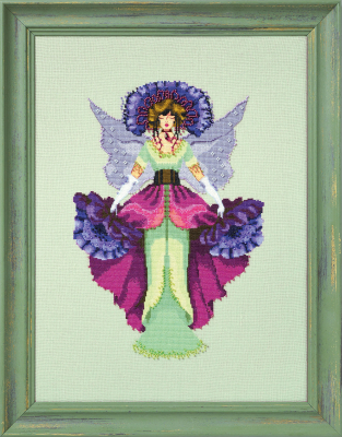 February Amethyst Fairy - Cross Stitch Pattern