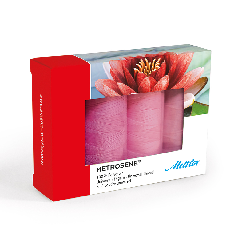 Metrosene Thread Kit 4 Spools Pink
