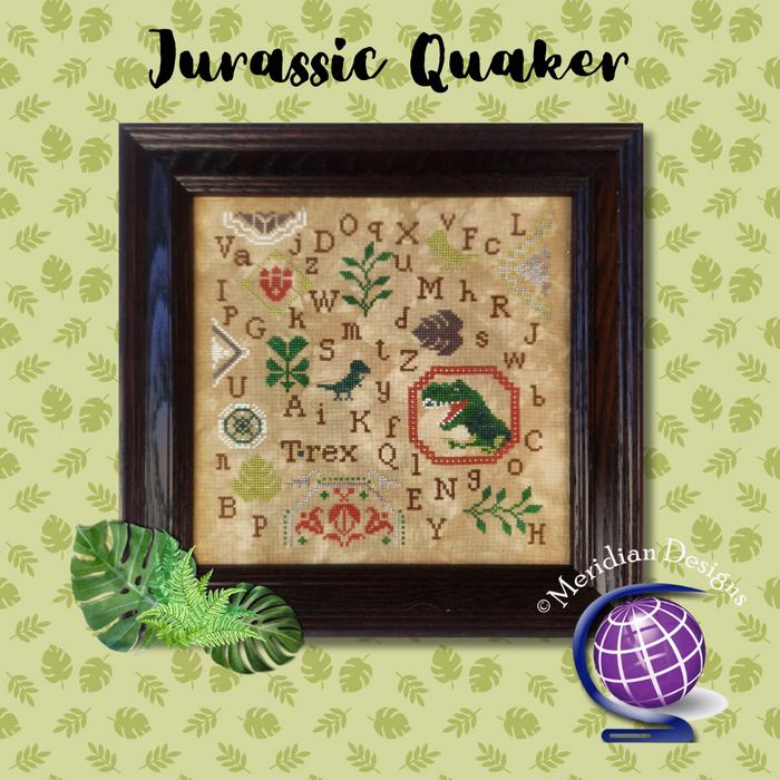 Jurassic Quaker - Cross Stitch Pattern