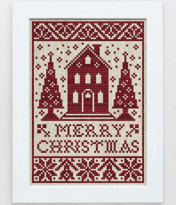 Cozy Christmas Cottage - Cross Stitch Pattern
