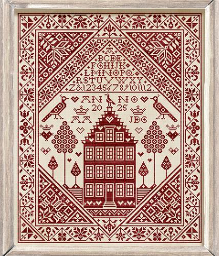 House of Hearts - Cross Stitch Pattern