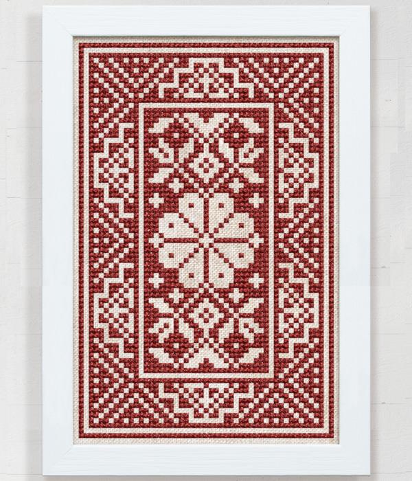 Autumn Flower Pincushion - Cross Stitch Pattern