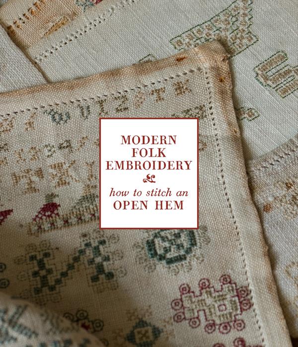 Open Hem - Cross Stitch Pattern