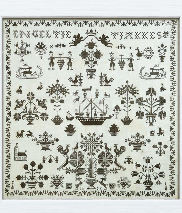 Engeltje Tjakkes 1835 - Cross Stitch Pattern