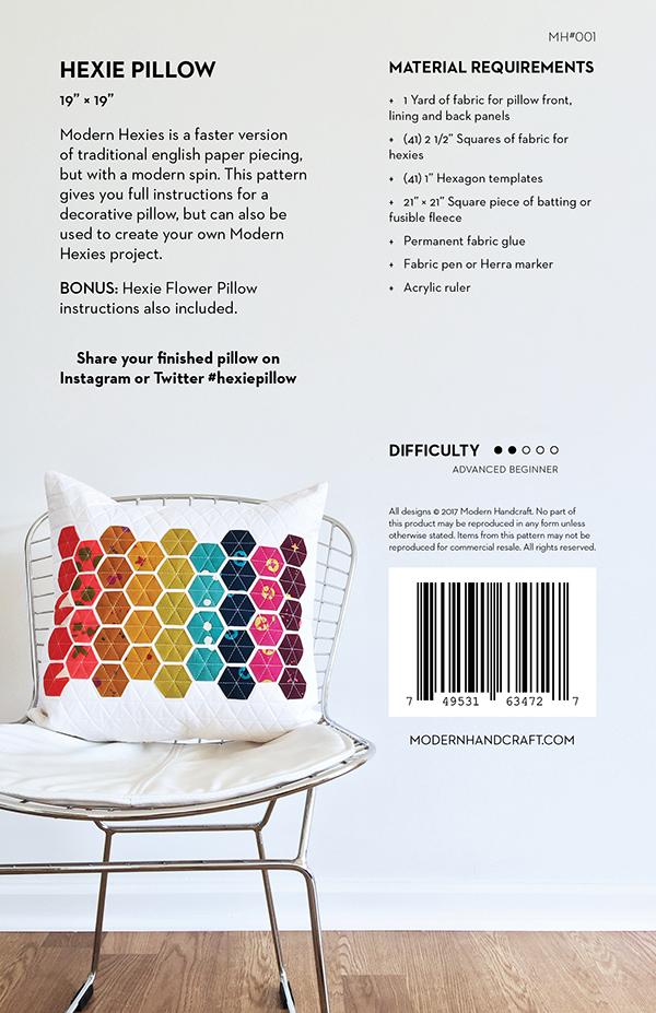 Hexie Pillow - Quilt Pattern