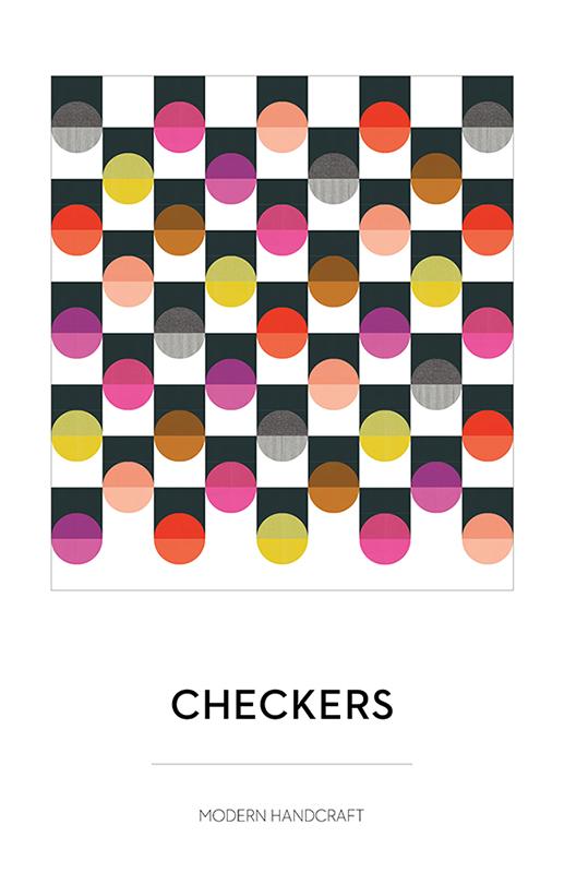 Checkers - Quilt Pattern, zoomed in. Select this picture to zoom back out.