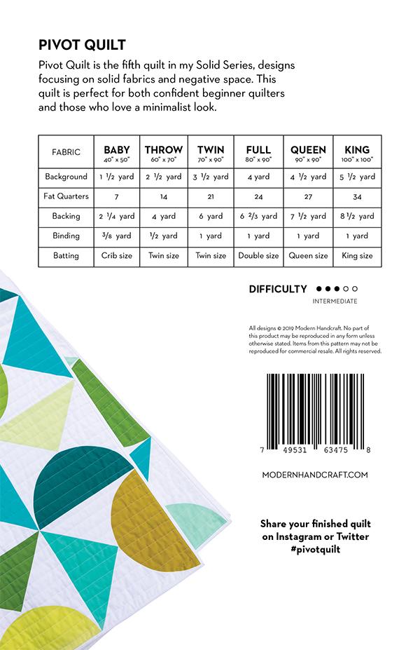 Pivot - Quilt Pattern
