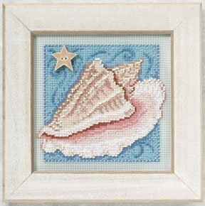 Conch Shell - Beaded Cross Stitch Kit