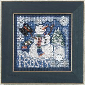 Frosty Snowman - Beaded Cross Stitch Kit