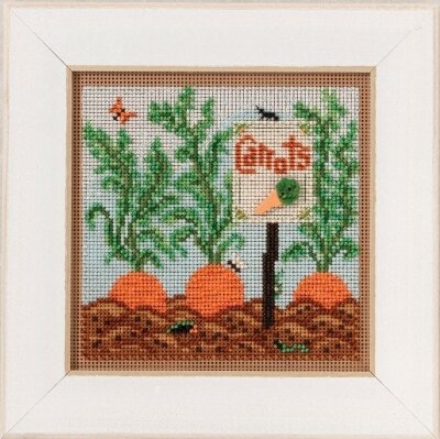 Carrot Garden - Beaded Cross Stitch Kit