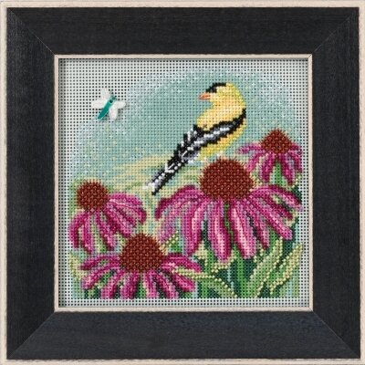 Goldfinch - Beaded Cross Stitch Kit