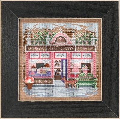 Mill Hill Joe's Garage Cross Stitch Kit Buttons & Beads MH141614