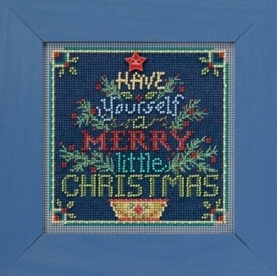 Merry Little Christmas - Beaded Cross Stitch Kit