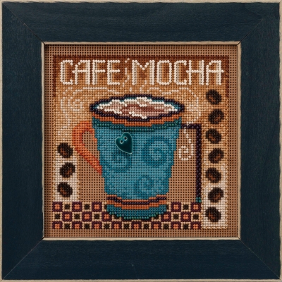 Cafe Mocha - Beaded Cross Stitch Kit