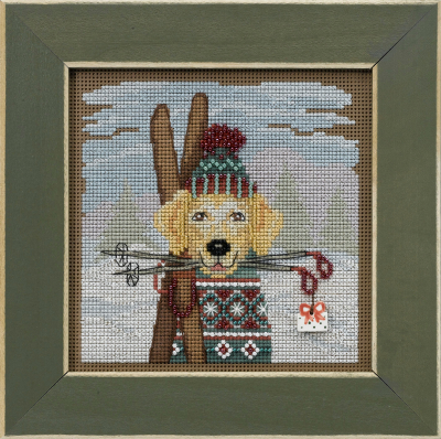 Ski Dog 2022 - Beaded Cross Stitch Kit