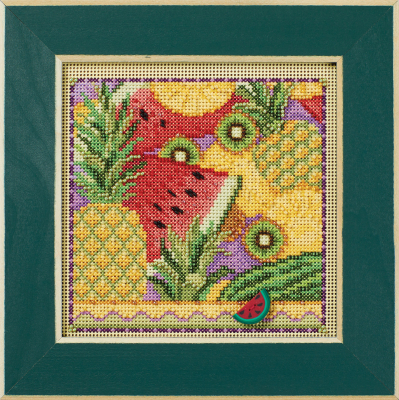 Summer Fruit - Beaded Cross Stitch Kit