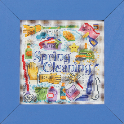 Spring Cleaning - Beaded Cross Stitch Kit
