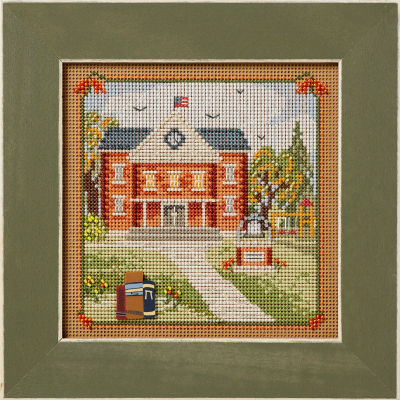 Book Learning - Country Lane - Beaded Cross Stitch Kit