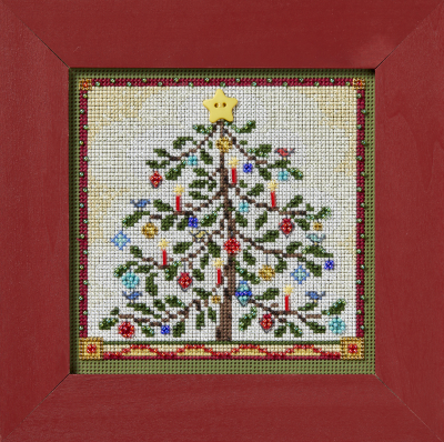 Feather Tree 2024 - Christmas Beaded Cross Stitch Kit