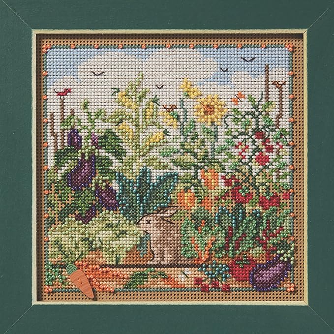 Bunny Garden - Beaded Cross Stitch Kit