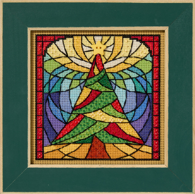 Stained Glass Tree - Christmas Beaded Cross Stitch Kit