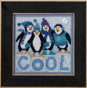Cool Quartet - Beaded Cross Stitch Kit