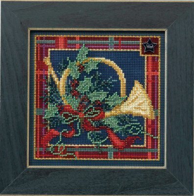 French Horn - Beaded Cross Stitch Kit