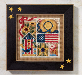 Summer Sampler - Beaded Cross Stitch Kit