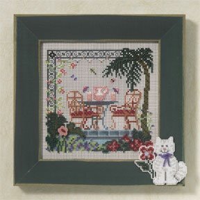 Tropical Hideaway - Beaded Cross Stitch Kit