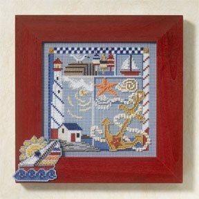 Seaside Sampler - Beaded Cross Stitch Kit