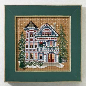 Queen Anne House - Beaded Cross Stitch Kit